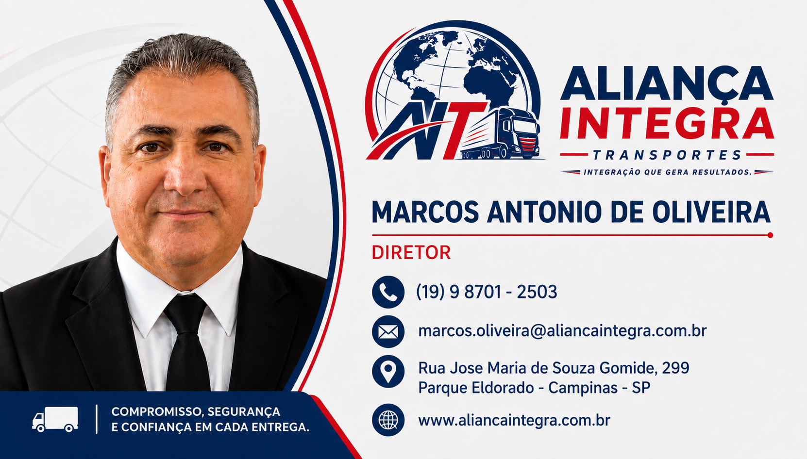 Marcos Antonio de Oliveira, diretor da Aliança Integra
